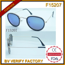 Новый круглая рамка солнцезащитные очки с бесплатный образец (F15207)